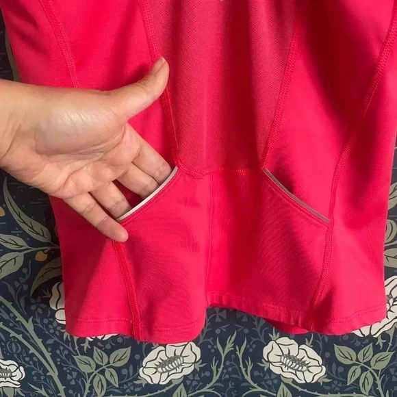 Nike Dri Fit Racerback Built In Sports Bra Tank Pink - Picture 3 of 12